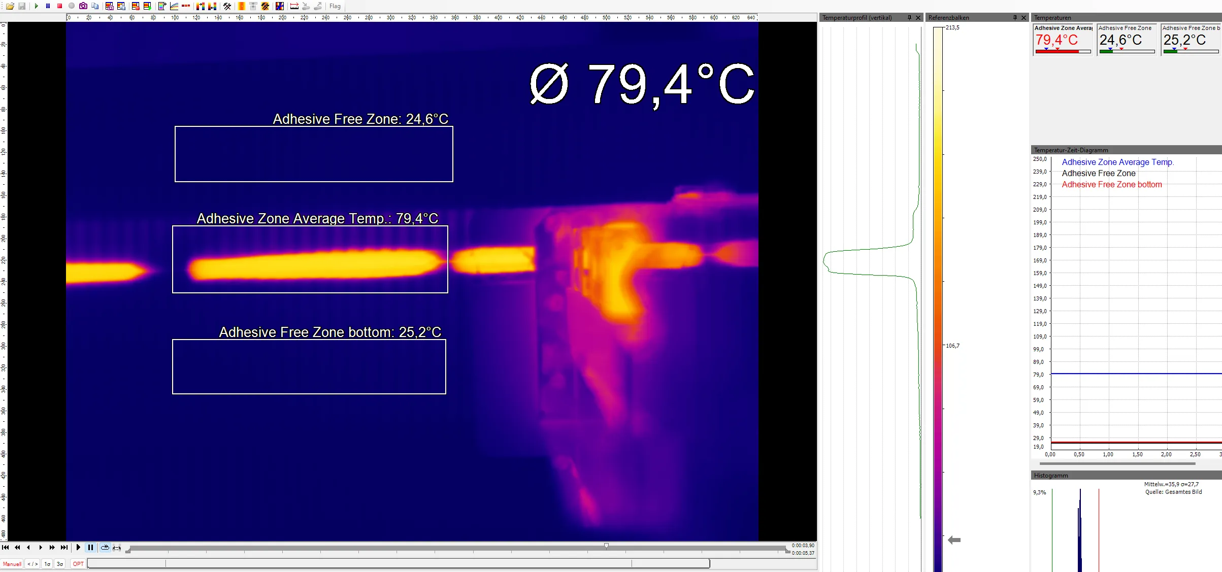PIX Connect 소프트웨어가 탑재된 장파장 적외선 카메라 PI 640i