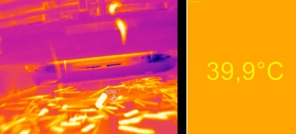 실시간 열화상 기반 제지 공정 모니터링으로 사전 경보 기능을 통해 화재 예방